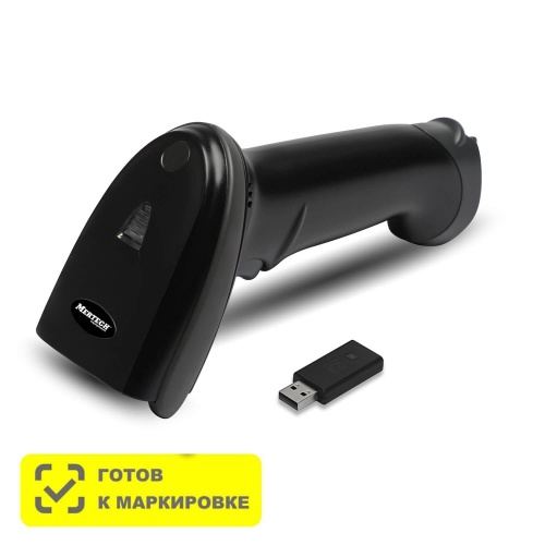 Сканер штрих-кода Mertech CL-2210 BLE Dongle P2D USB black (беспроводн)