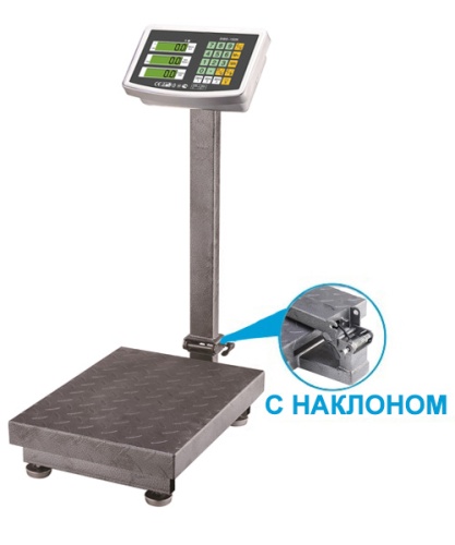 Весы Romitech SIBS-200N (200кг/50г; 350х450) Т платформенные c наклоном